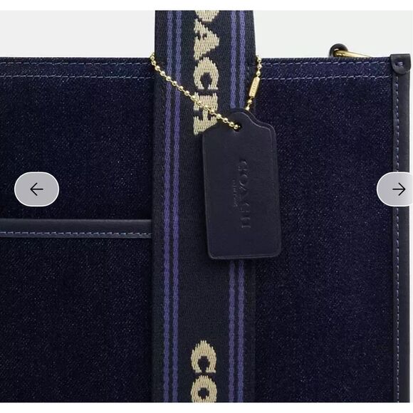 🔥🎁NWT! Coach Smith Tote Bag in Regenerate Cotton CCL68 Msrp:$428 - Picture 9 of 9